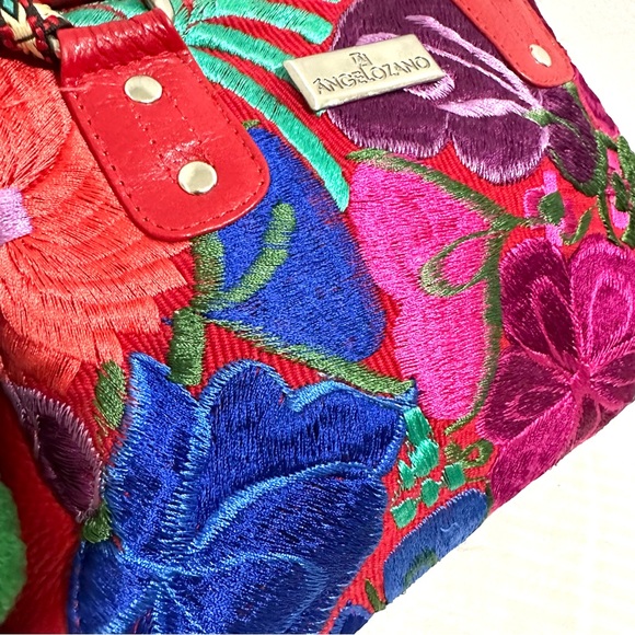 Angel Lozano Angelozano Leather bag and Handcrafted Bag Purse Crossbody. - Picture 7 of 15